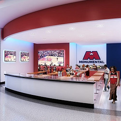 A group of people in a room.